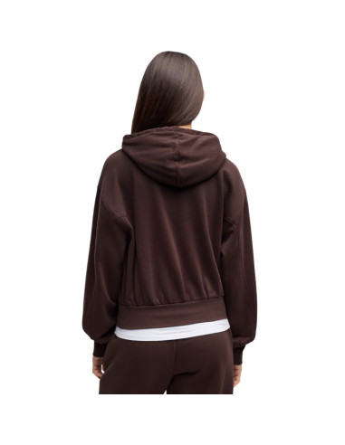 Bluza damska puma her relaxed hoodie brązowa 694027 33