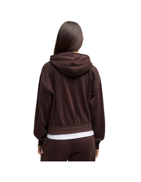 Bluza damska puma her relaxed hoodie brązowa 694027 33