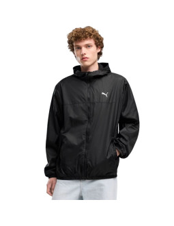 Kurtka męska puma ess regular windbreaker czarna 684625 01