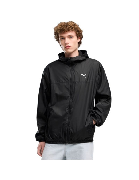 Kurtka męska puma ess regular windbreaker czarna 684625 01