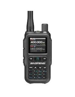Krótkofalówka baofeng uv-5r eu mini usb-c bluetooth vhf uhf pasmo lotnicze grey (antena 15cm)