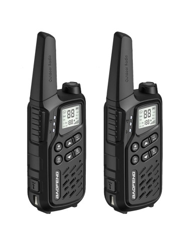 Krótkofalówka baofeng bf-t25e czarna, 2 sztuki