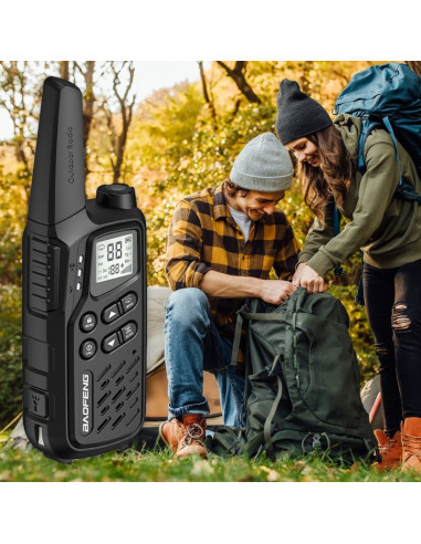 Krótkofalówka baofeng bf-t25e czarna, 2 sztuki