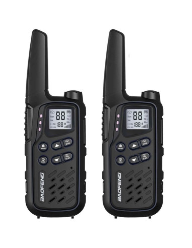 Krótkofalówka baofeng bf-t25e czarna, 2 sztuki