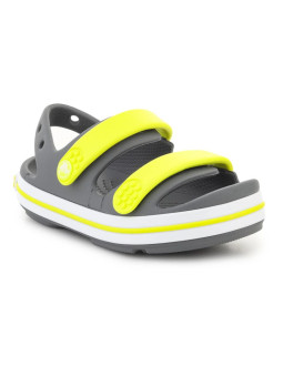 Crocs crocband cruiser sandal t kids slate grey/acidity 209424-1nj