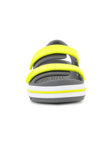 Crocs crocband cruiser sandal t kids slate grey/acidity 209424-1nj