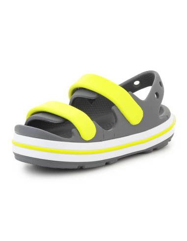 Crocs crocband cruiser sandal t kids slate grey/acidity 209424-1nj