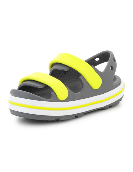 Crocs crocband cruiser sandal t kids slate grey/acidity 209424-1nj