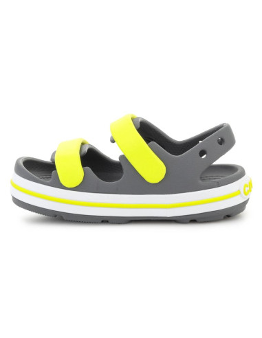 Crocs crocband cruiser sandal t kids slate grey/acidity 209424-1nj