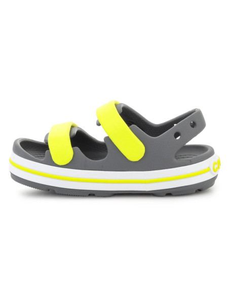 Crocs crocband cruiser sandal t kids slate grey/acidity 209424-1nj