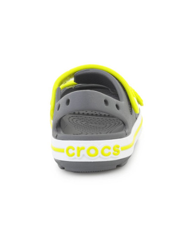 Crocs crocband cruiser sandal t kids slate grey/acidity 209424-1nj