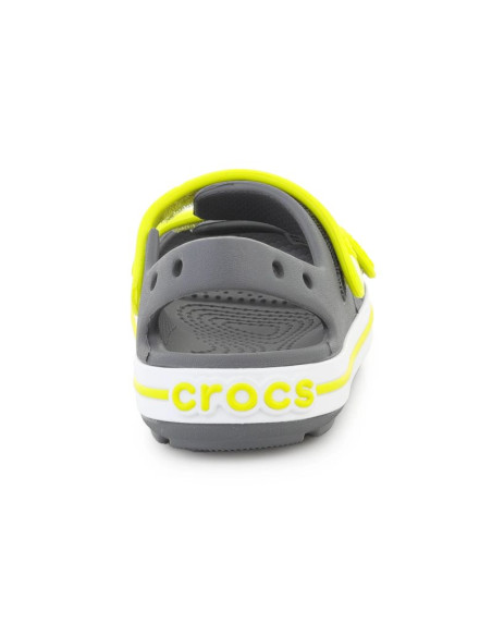 Crocs crocband cruiser sandal t kids slate grey/acidity 209424-1nj