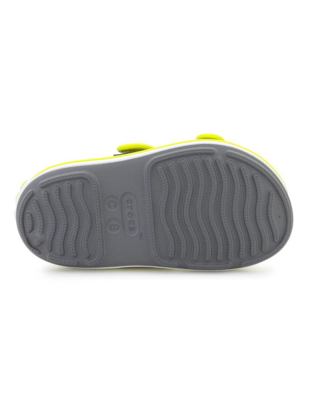 Crocs crocband cruiser sandal t kids slate grey/acidity 209424-1nj
