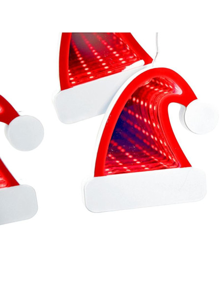 Lampki druciki girlanda led czapki mikołaja usb