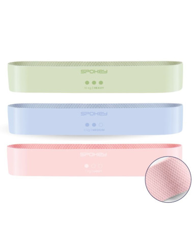 Zestaw trzech gum treningowych z antypoślizgową strukturą spokey juicy set
