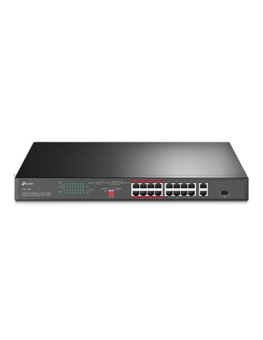 Switch tp-link tl-sl1218p 16-port 10/100 mbps + 2-port gigabit