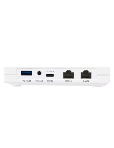 Asus rt-ax57 go router bezprzewodowy gigabit ethernet dual-band (2.4 ghz/5 ghz) biały