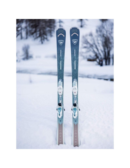 Narty rossignol arcade w 82 xpress / xpress w 11 gw b83 white almon