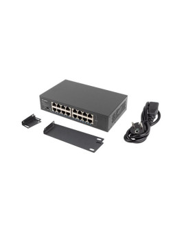 Lanberg switch rsge-16 rack 10"/19" (16-port, 1gb) 2