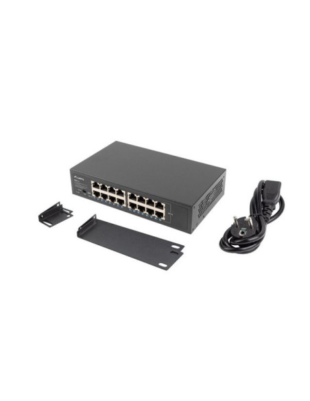 Lanberg switch rsge-16 rack 10"/19" (16-port, 1gb)
