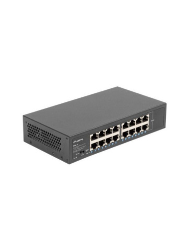 Lanberg switch rsge-16 rack 10"/19" (16-port, 1gb)