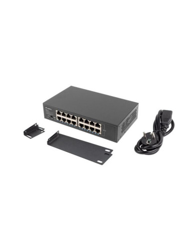 Lanberg switch rsge-16 rack 10"/19" (16-port, 1gb)