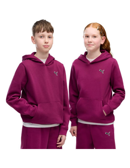 Bluza dla dzieci puma ess elevated hoodie fl fuksja 694701 41