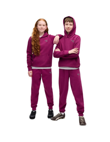 Bluza dla dzieci puma ess elevated hoodie fl fuksja 694701 41