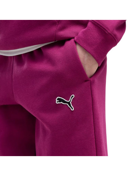 Spodnie dla dzieci puma ess elevated fuksja 694702 41