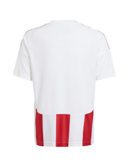 Koszulka dla dzieci adidas striped 24 jersey biało-czerwona iw2133 2