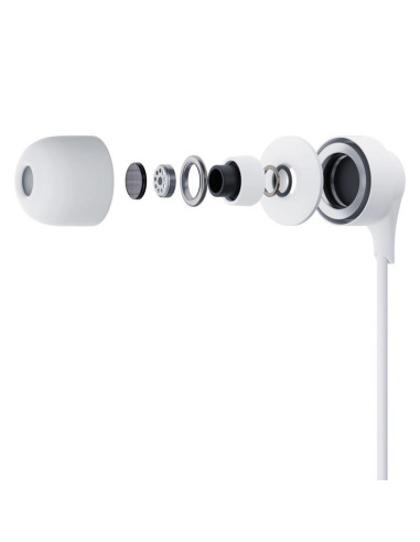 Słuchawki 3mk wired headphones przewodowe ze złączem usb-c - białe