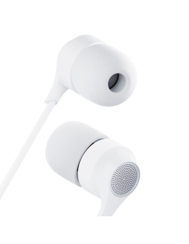 Słuchawki 3mk wired headphones przewodowe ze złączem usb-c - białe