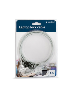 Linka zabezpieczająca do laptopa na kluczyk gembird lk-k-01 2