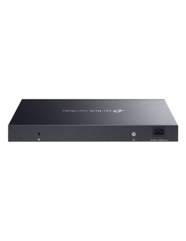 Tp-link omada sg3428xmpp łącza sieciowe zarządzany l2+ gigabit ethernet (10/100/1000) obsługa poe 1u czarny