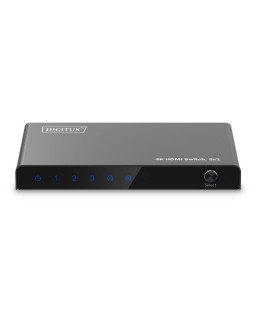 Digitus przełącznik 4k hdmi, 3 x 1 2