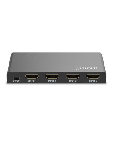 Digitus przełącznik 4k hdmi, 3 x 1