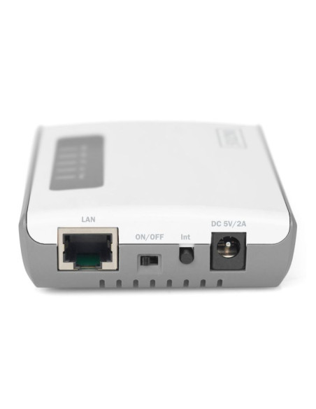 Digitus serwer sieciowy wielofunkcyjny, bezprzewodowy 2-portowy, usb 2.0, 300mbps dn-13024