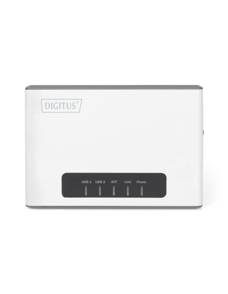 Digitus serwer sieciowy wielofunkcyjny, bezprzewodowy 2-portowy, usb 2.0, 300mbps dn-13024