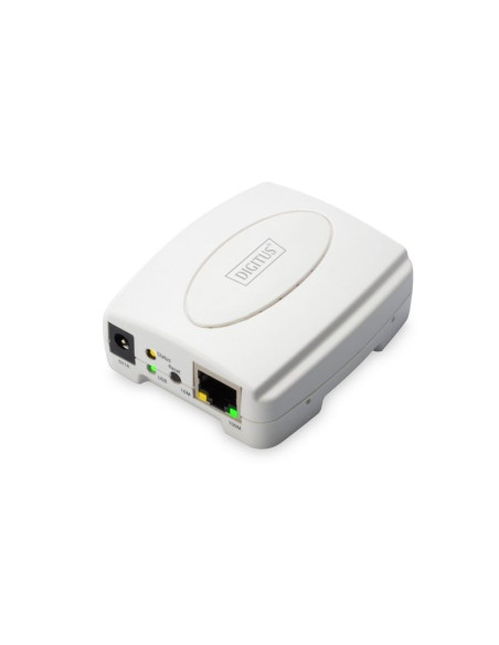 Digitus serwer wydruku lan 1xusb 2.0 1xrj45 fast ethernet 10/100mbps dn-13003-2