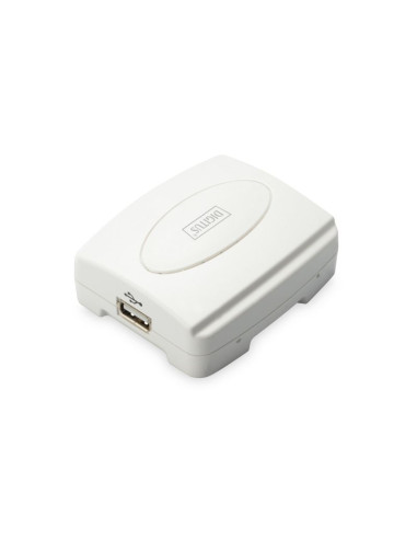 Digitus serwer wydruku lan 1xusb 2.0 1xrj45 fast ethernet 10/100mbps dn-13003-2