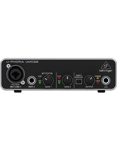 Behringer umc22 - interfejs audio usb