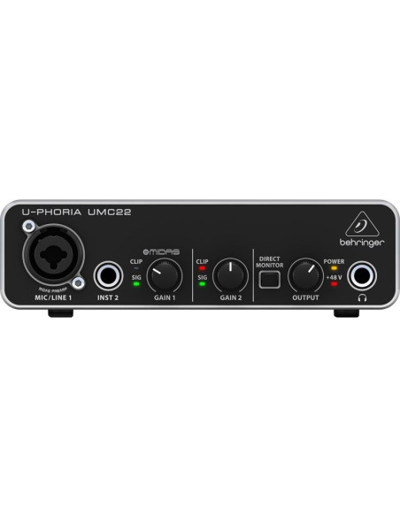 Behringer umc22 - interfejs audio usb
