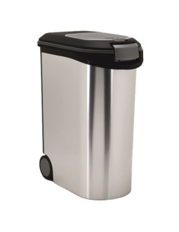Curver petlife 20kg - pojemnik do przechowywania karmy, srebrny