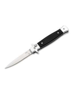 Nóż böker plus stiletto ebony 14c28n