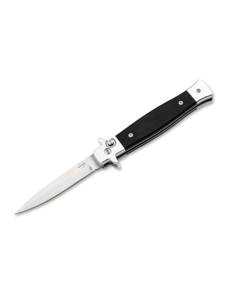 Nóż böker plus stiletto ebony 14c28n
