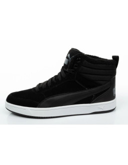 Puma buty męskie rebound street czarne za kostkę ocieplane 2