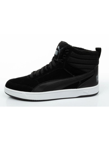 Puma buty męskie rebound street czarne za kostkę ocieplane