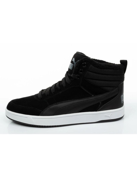 Puma buty męskie rebound street czarne za kostkę ocieplane