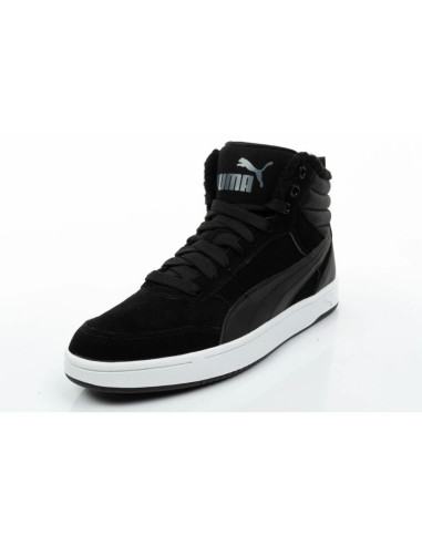 Puma buty męskie rebound street czarne za kostkę ocieplane