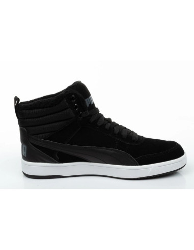 Puma buty męskie rebound street czarne za kostkę ocieplane